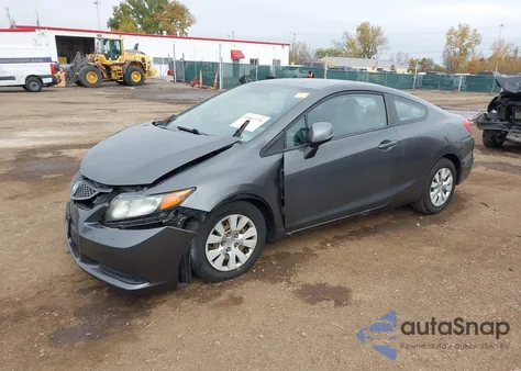 2012 Honda Civic Lx из США, поврежденный, VIN 2HGFG3B53CH561178